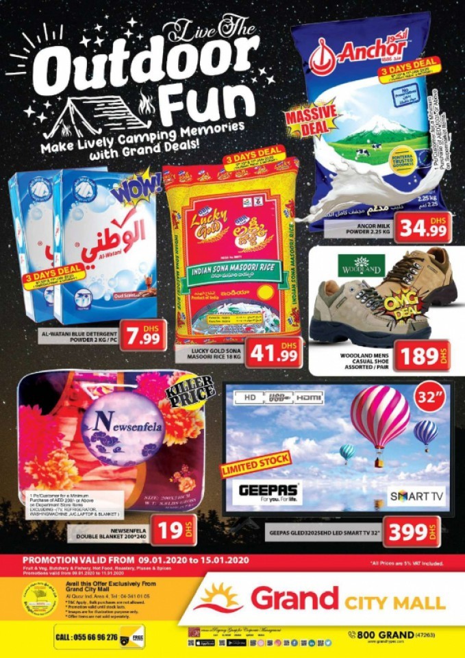 Grand City Mall Outdoor Fun Offers