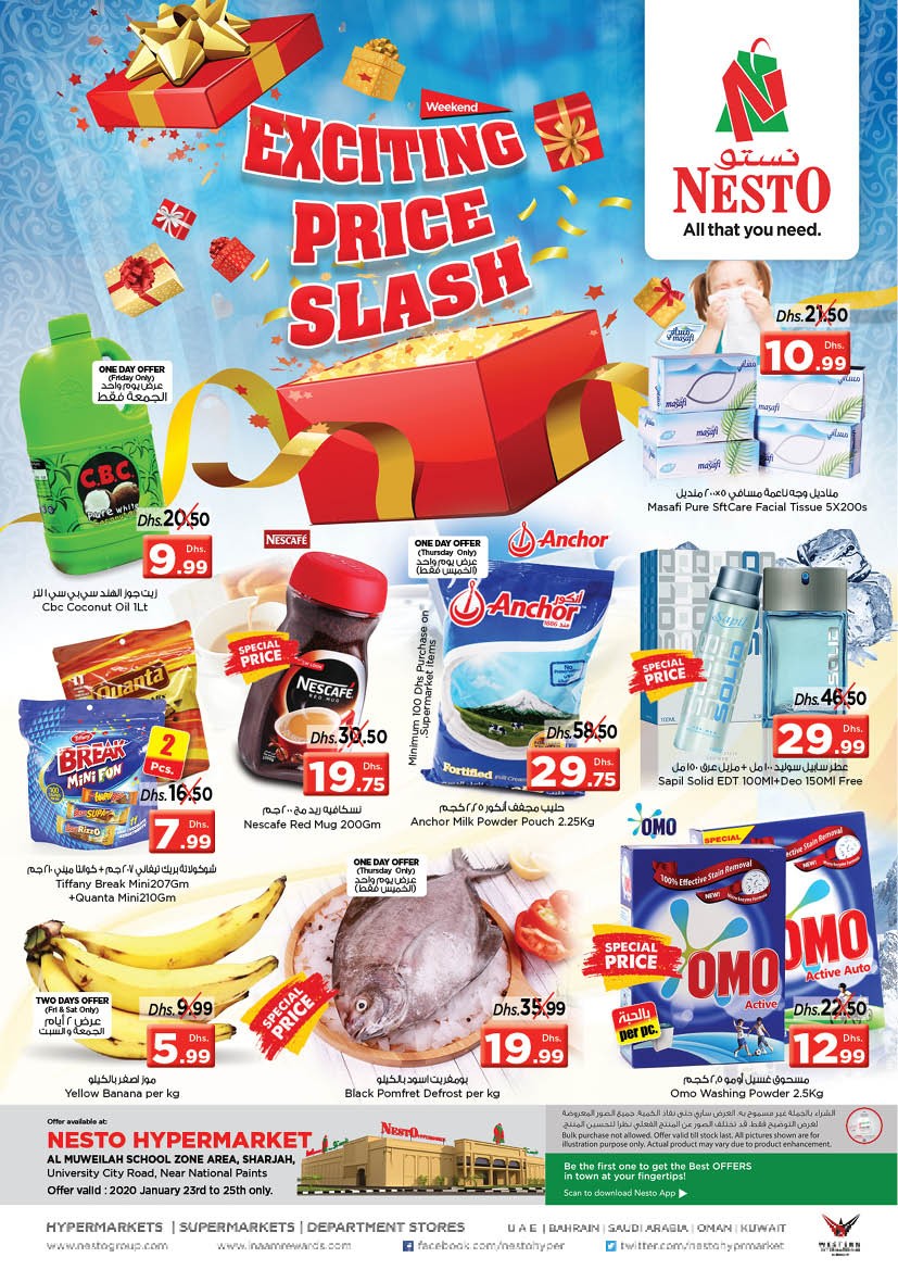 Nesto Muweillah Exciting Price Slash Offers