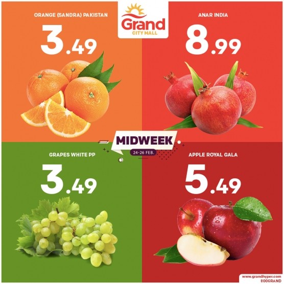 Grand City Mall Midweek Offers