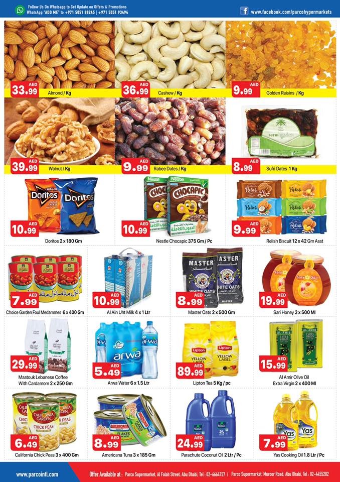 Parco Supermarkets Abu Dhabi Flash Sale