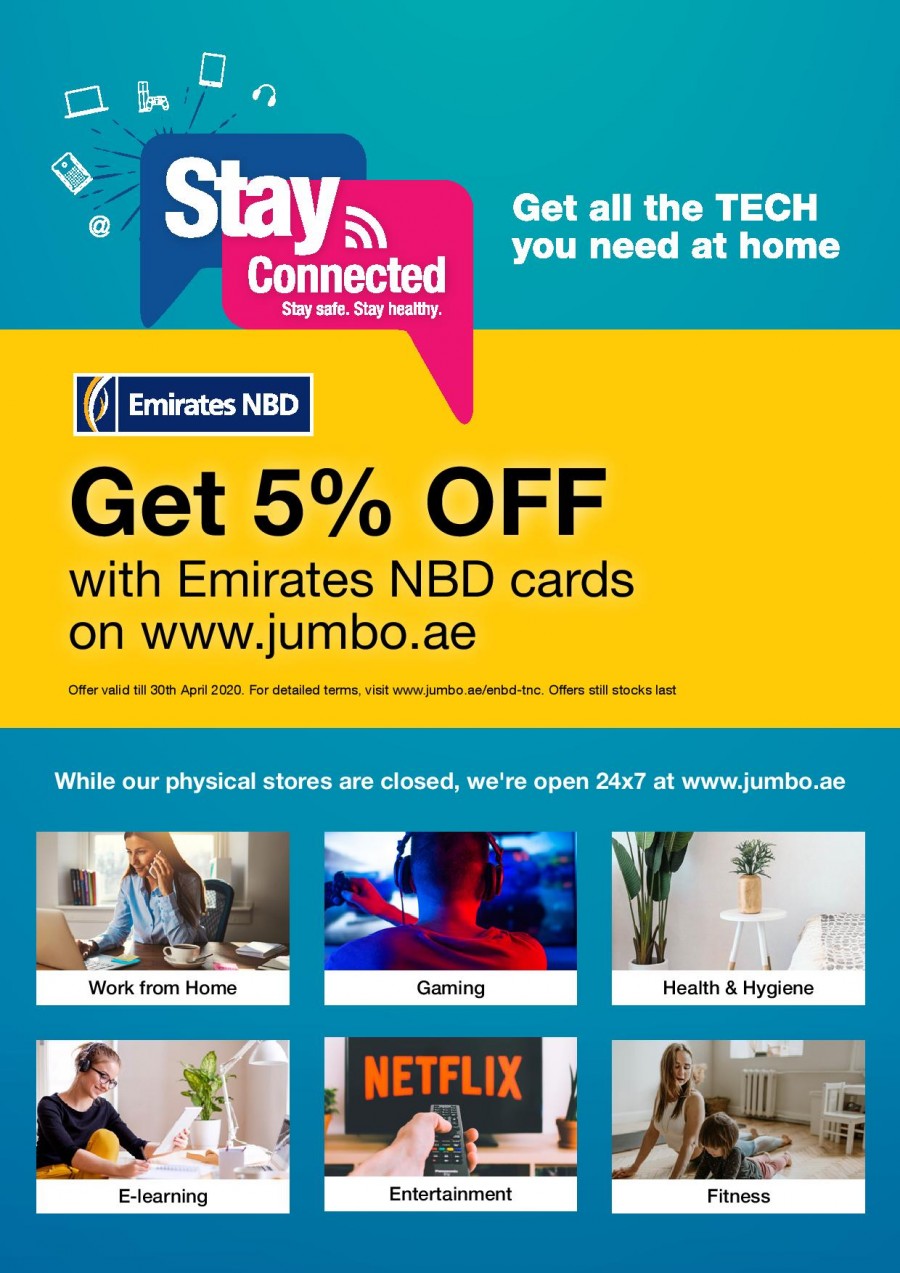 Jumbo Electronics Stay Connected Offers