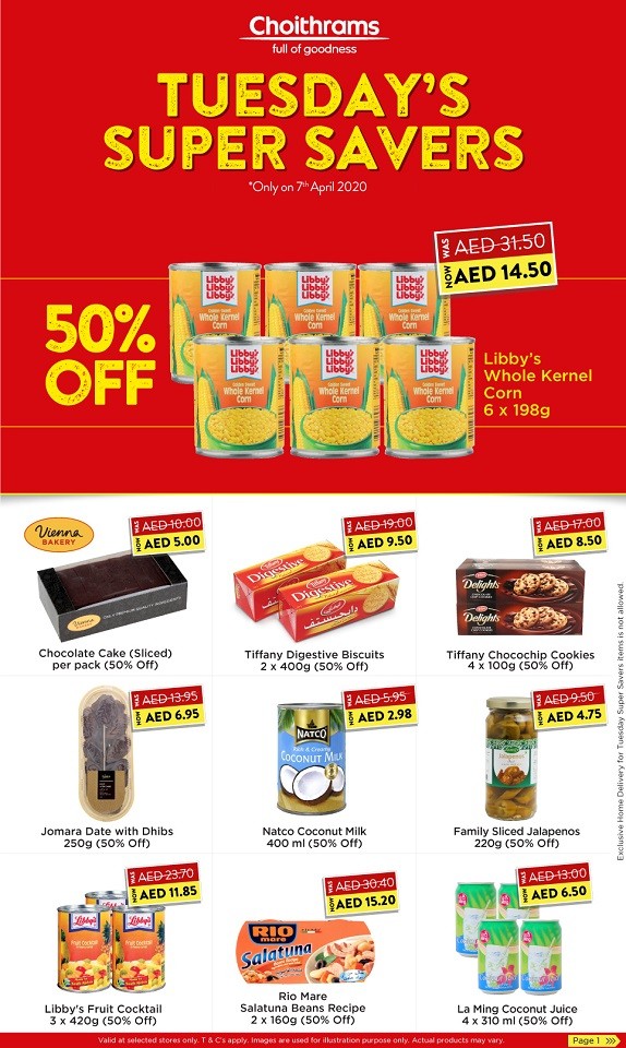 Choithrams Tuesday Super Savers Offers