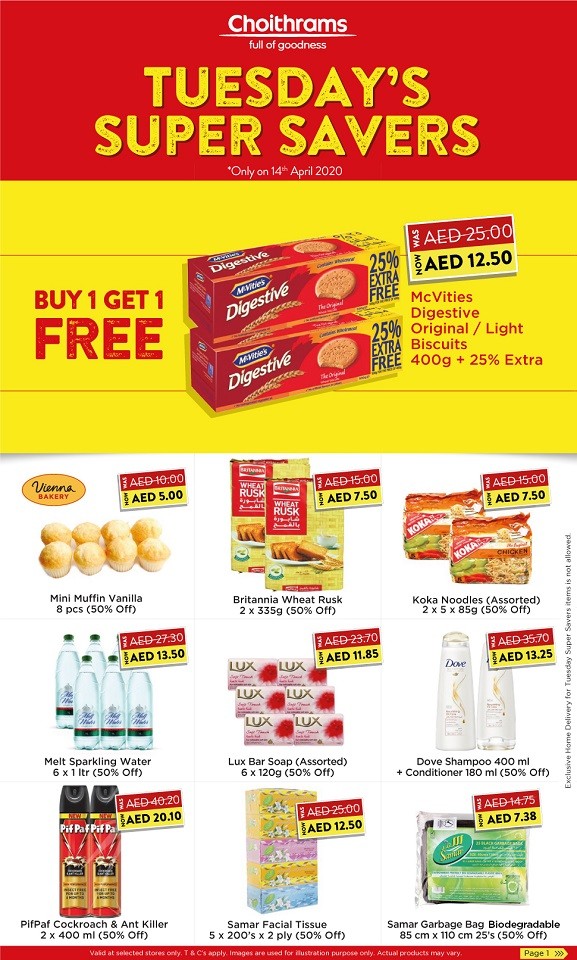 Choithrams Super Savers Offers 14 April 2020