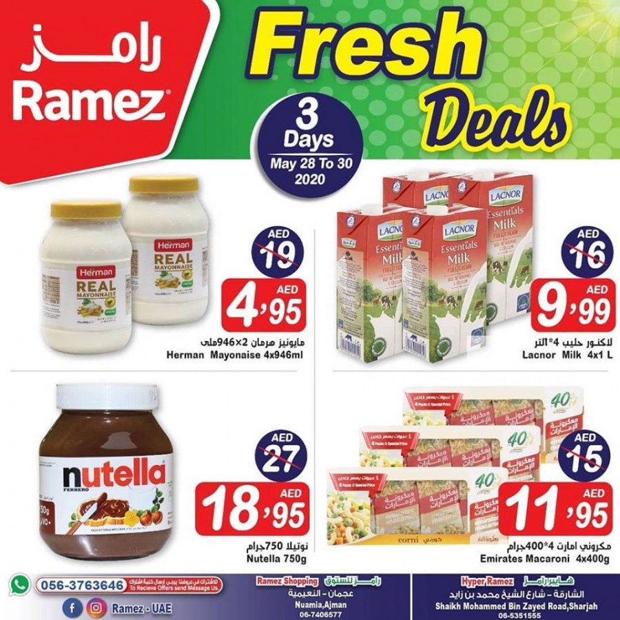 Ramez Ajman & Sharjah Fresh Deals