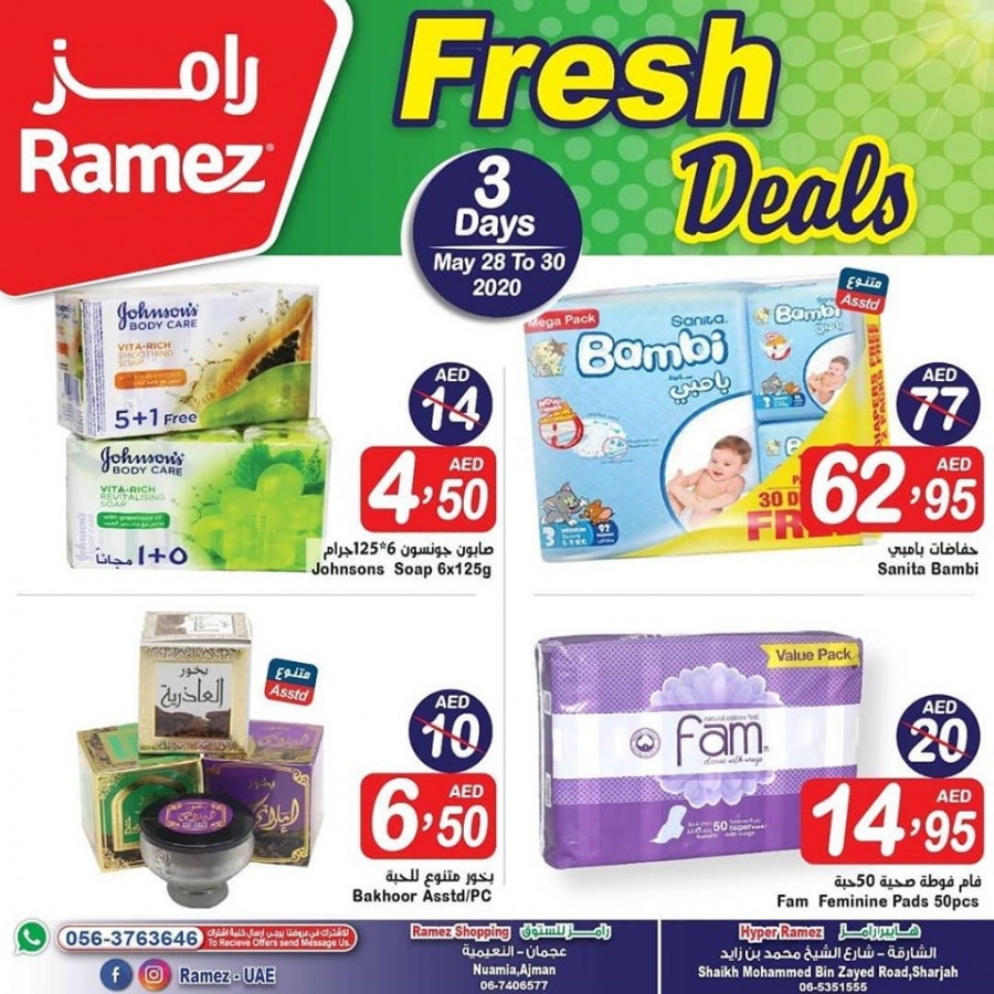Ramez Ajman & Sharjah Fresh Deals
