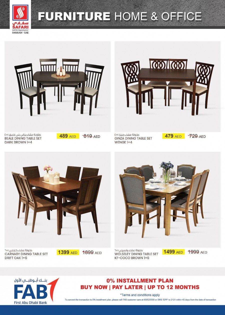 Safari Hypermarket Furniture Offers