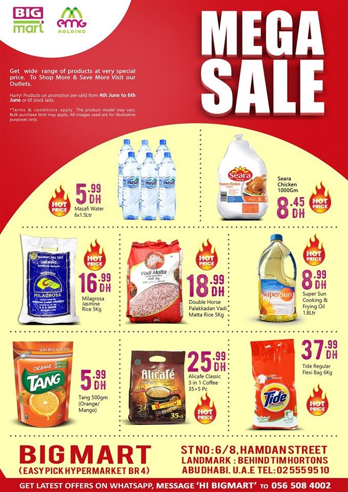 Big Mart Abu Dhabi Mega Sale Offers