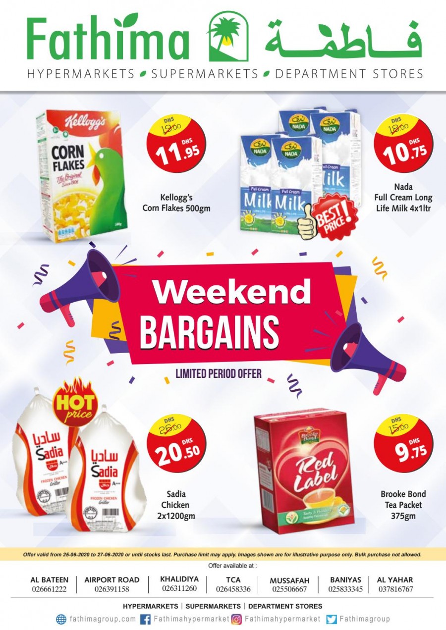 Fathima Hypermarket Weekend Bargains