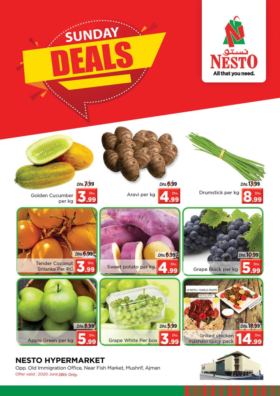Nesto Mushrif Sunday Deals