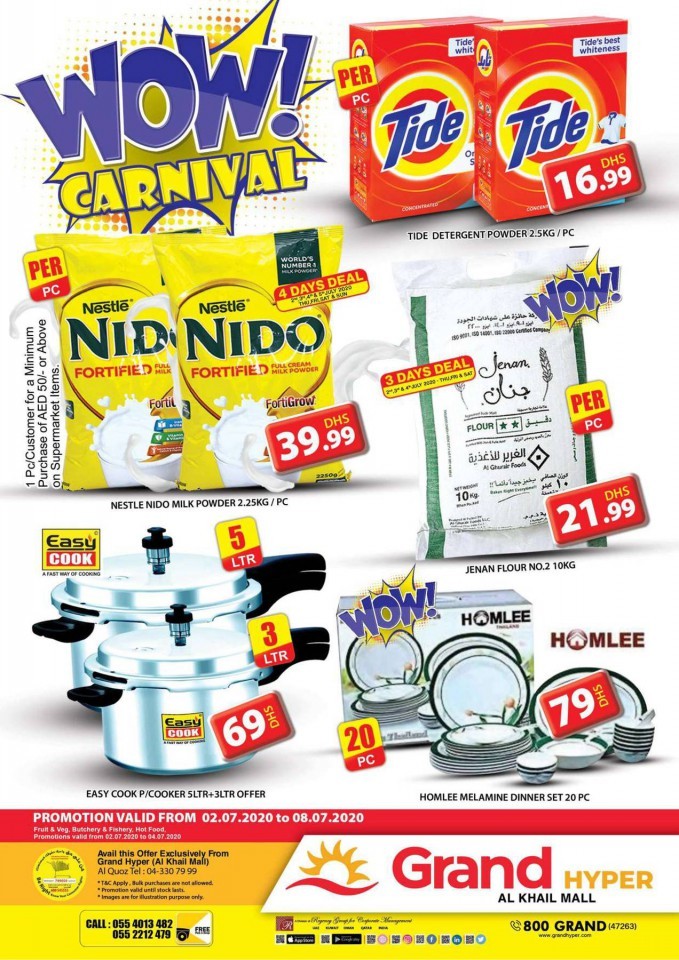 Grand Hyper Wow Carnival Offers