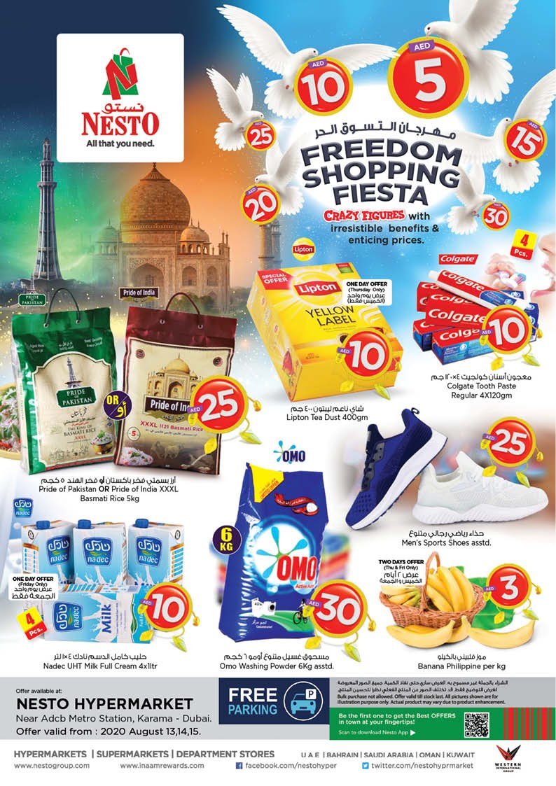 Nesto Karama Freedom Shopping Offers