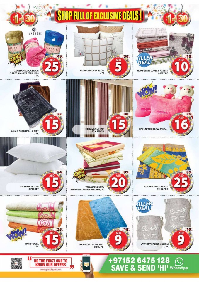 Grand Mall AED 1 to 30 Offers