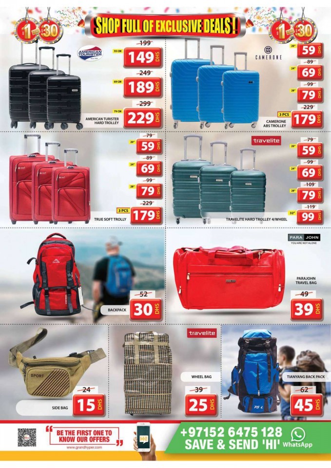Grand Mall AED 1 to 30 Offers