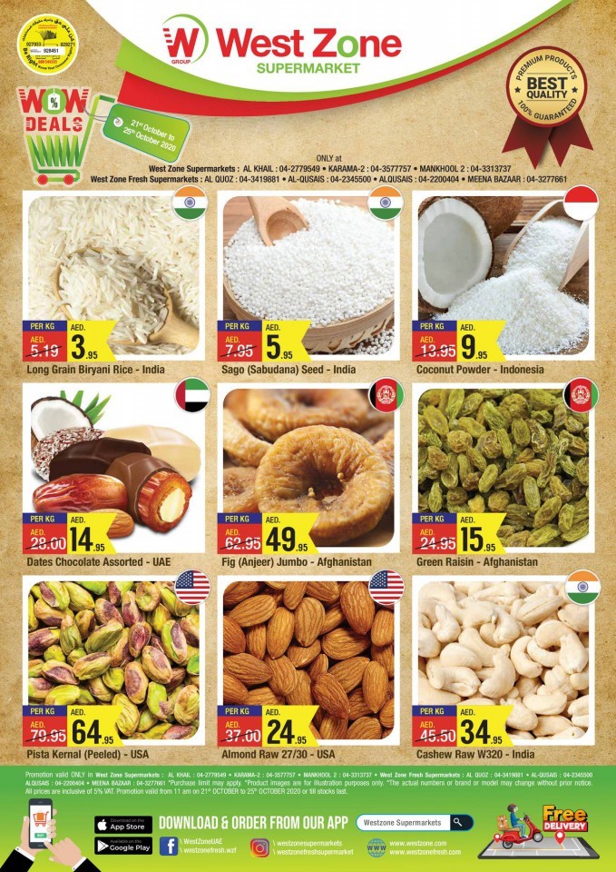 West Zone Supermarket Wow Offers