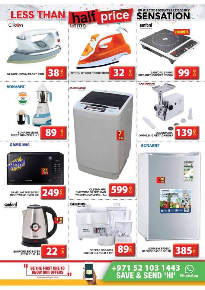 Grand Hyper Market Jebel Ali Half Price