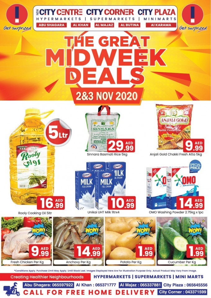 City Centre Supermarket Midweek Deals