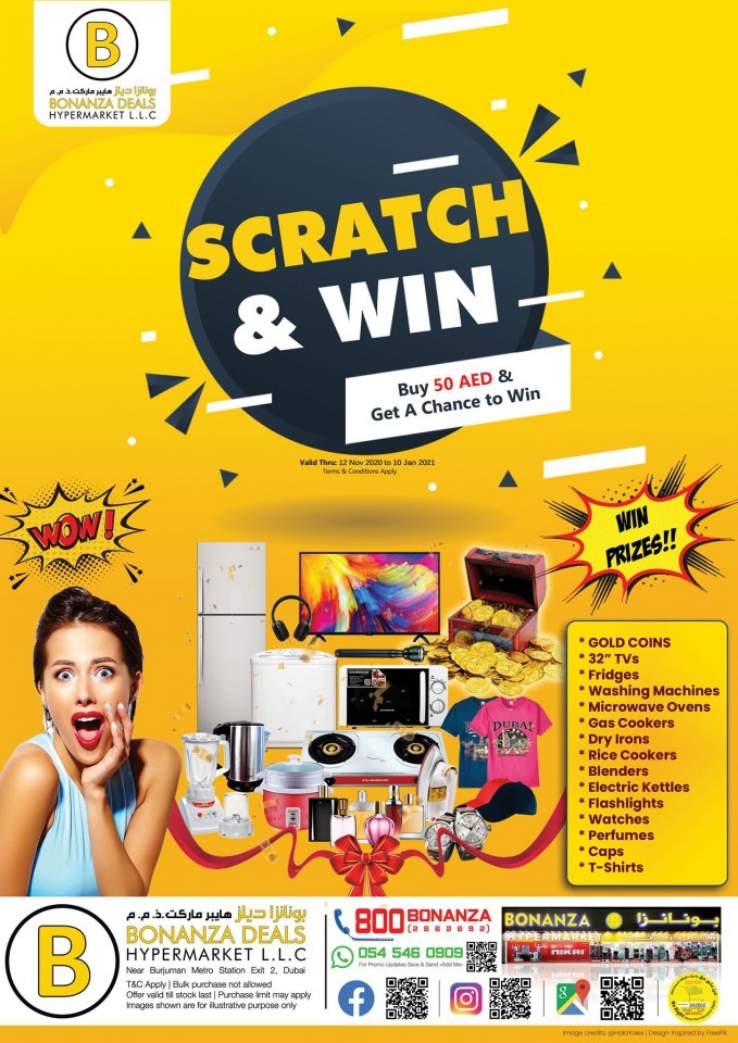 Bonanza Hypermarket Scratch & Win