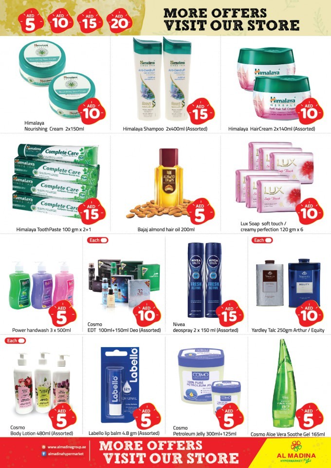 Al Madina Hypermarket AED 5,10,15,20 Offers