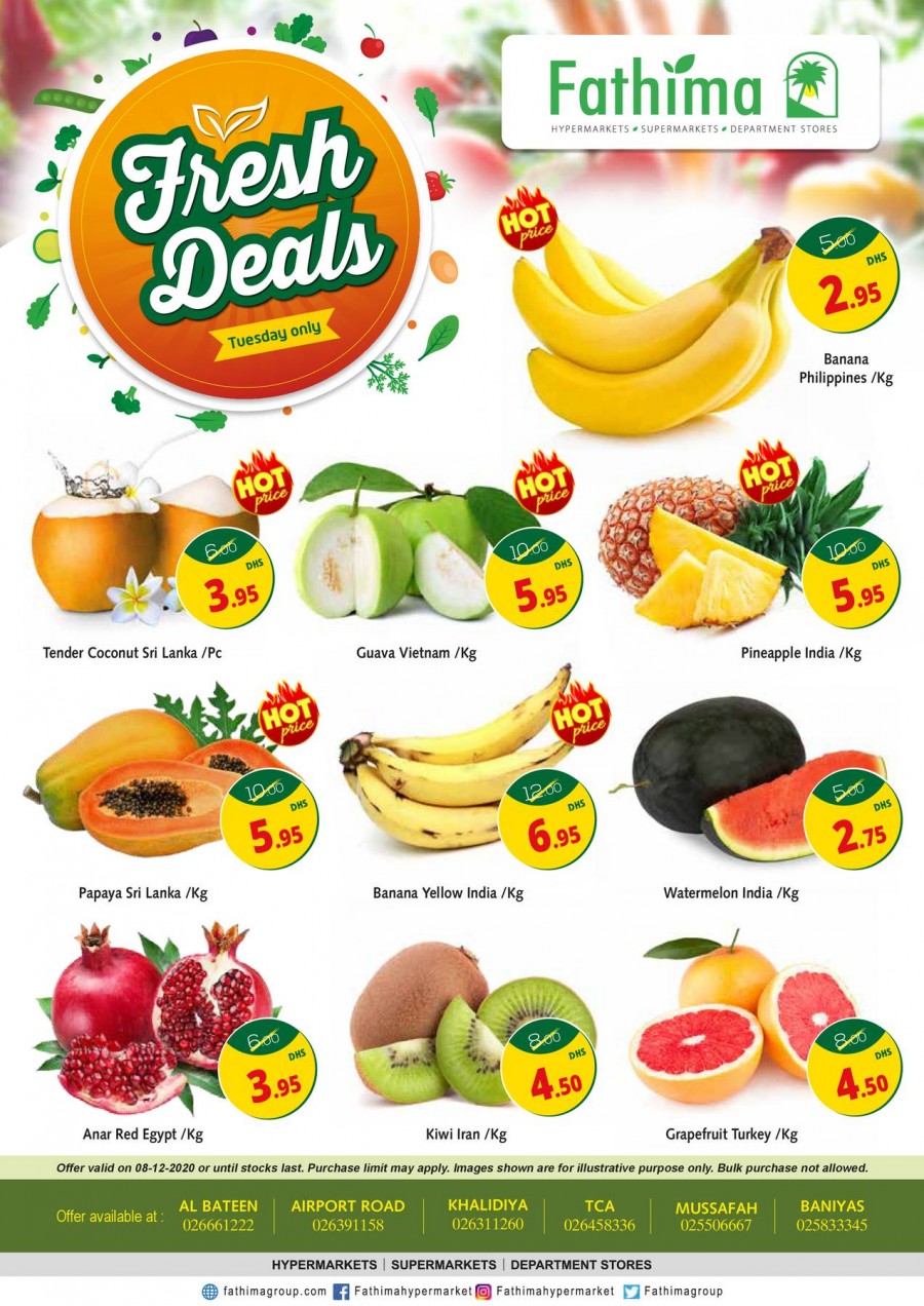 Fathima Abu Dhabi Tuesday Fresh Deals