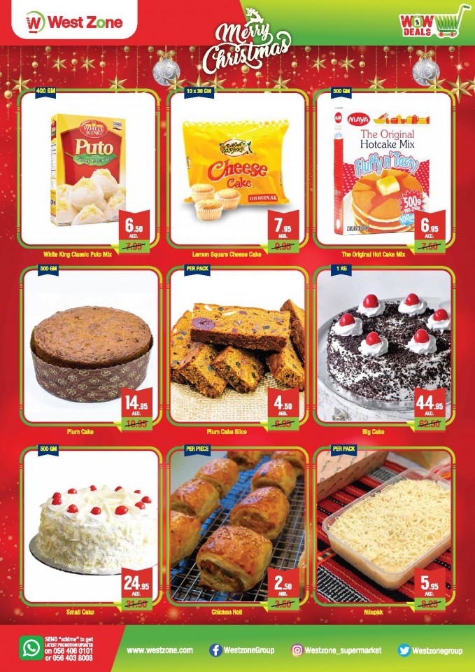 West Zone Supermarket Christmas Offers