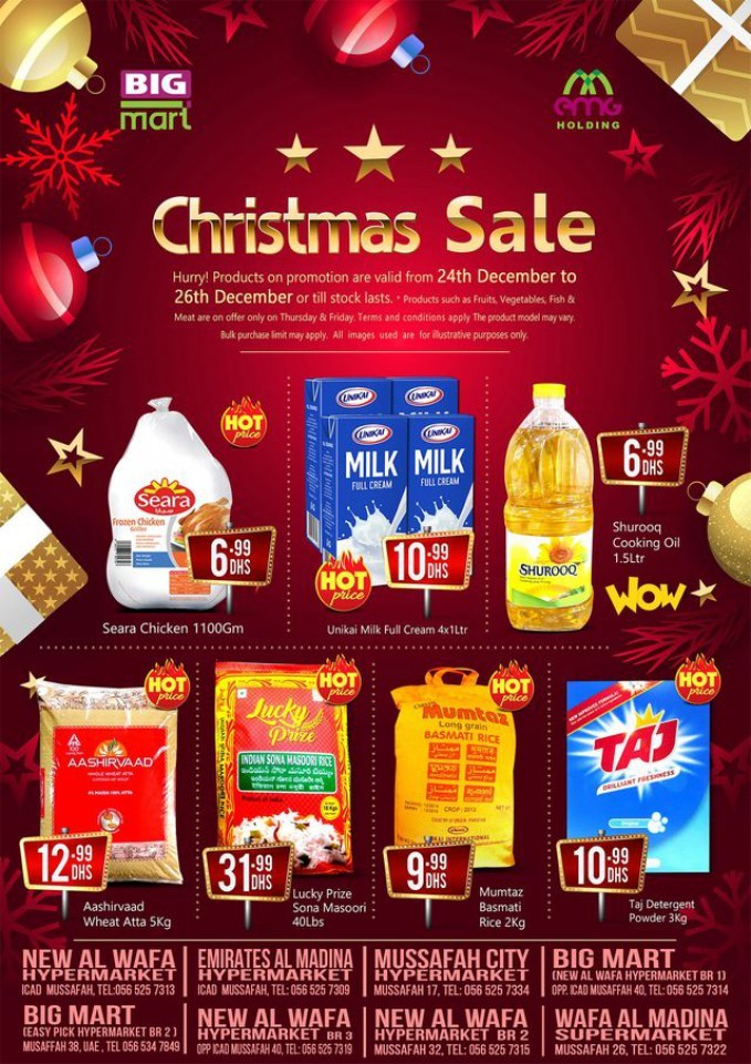 Big Mart Musaffah Christmas Sale