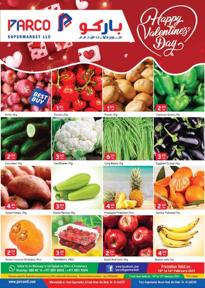 Parco Supermarket Valentines Day Offers
