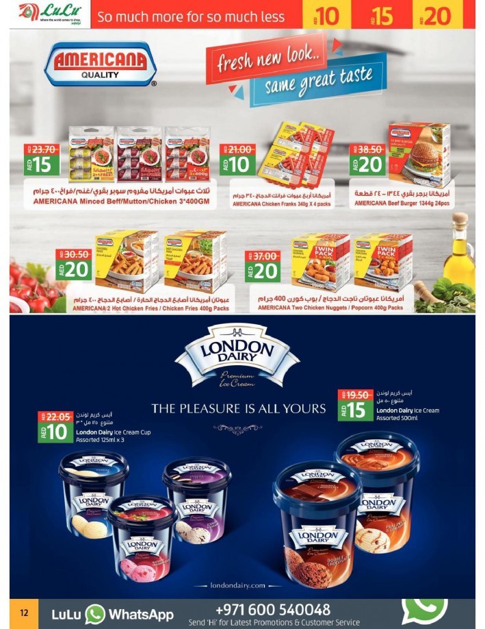 Lulu Abu Dhabi & Al Ain 10,15,20 Offers