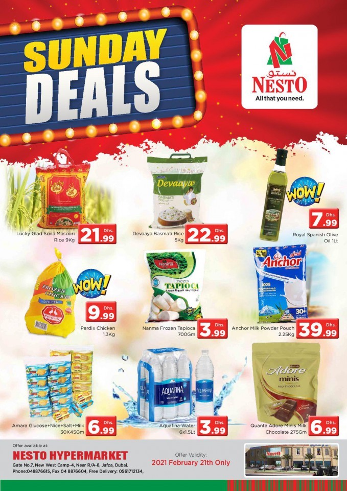 Nesto Jafza Sunday Best Deals