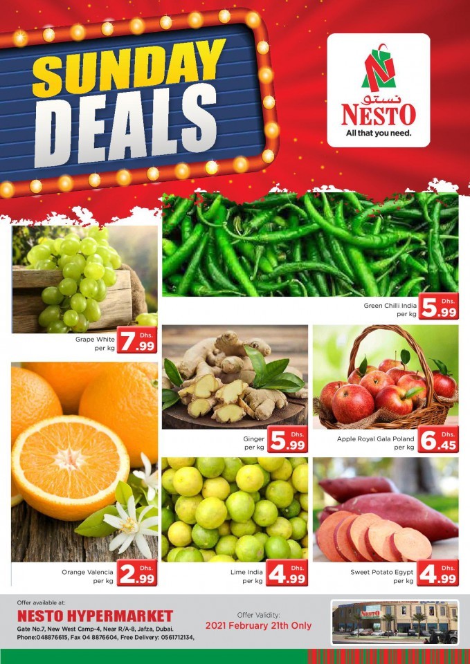 Nesto Jafza Sunday Best Deals