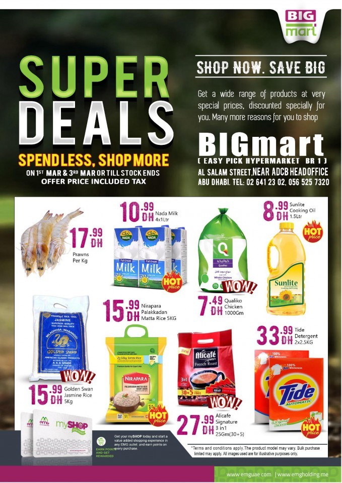 Big Mart Midweek Super Deals