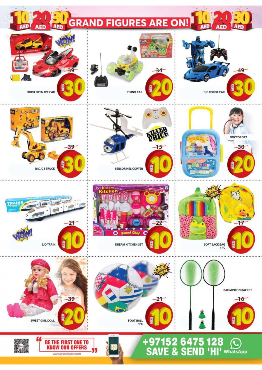 Grand Mall AED 10,20,30 Offers