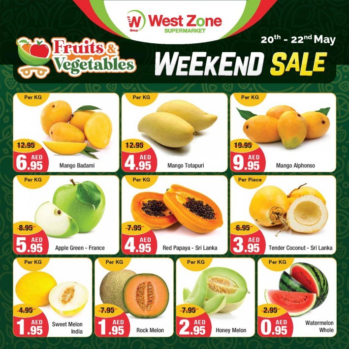 West Zone Weekend Sale