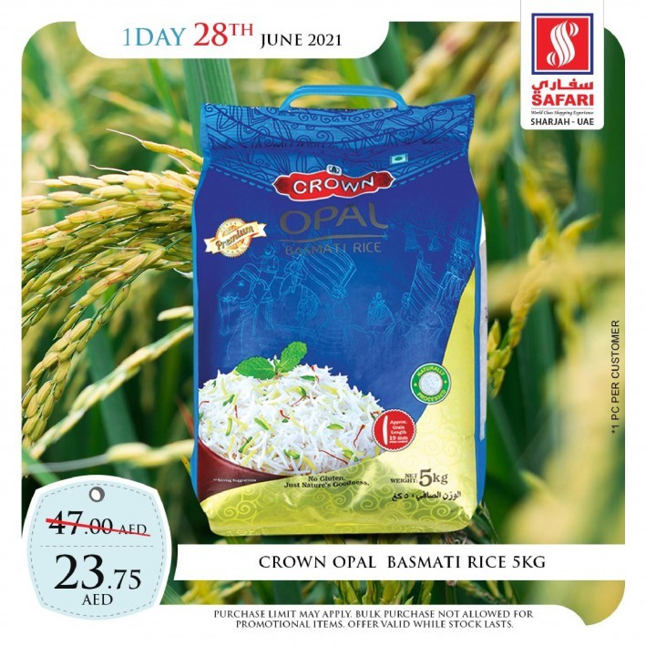Safari One Day Offer 28 June 2021