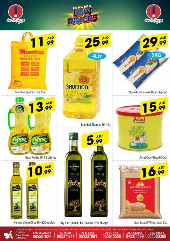 Midweek Low Prices Offers