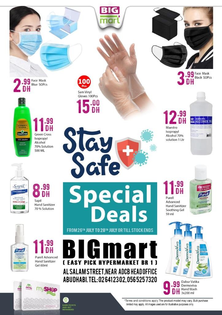 Big Mart Stay Safe Deals