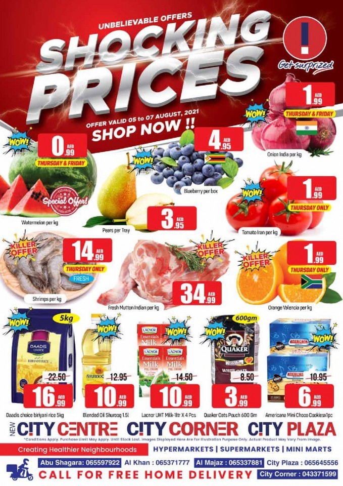 Shocking Prices Offers