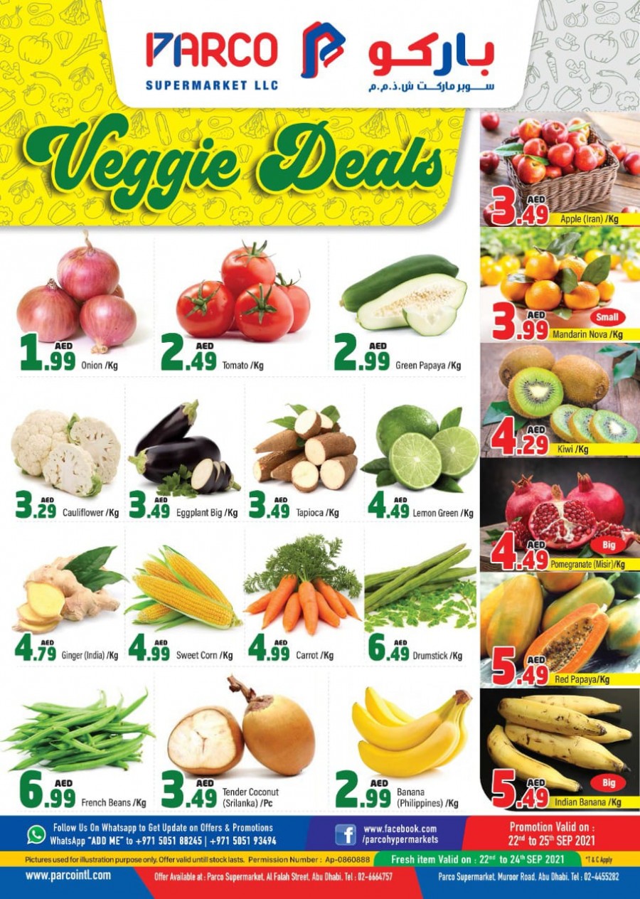 Parco Supermarket Veggie Deals