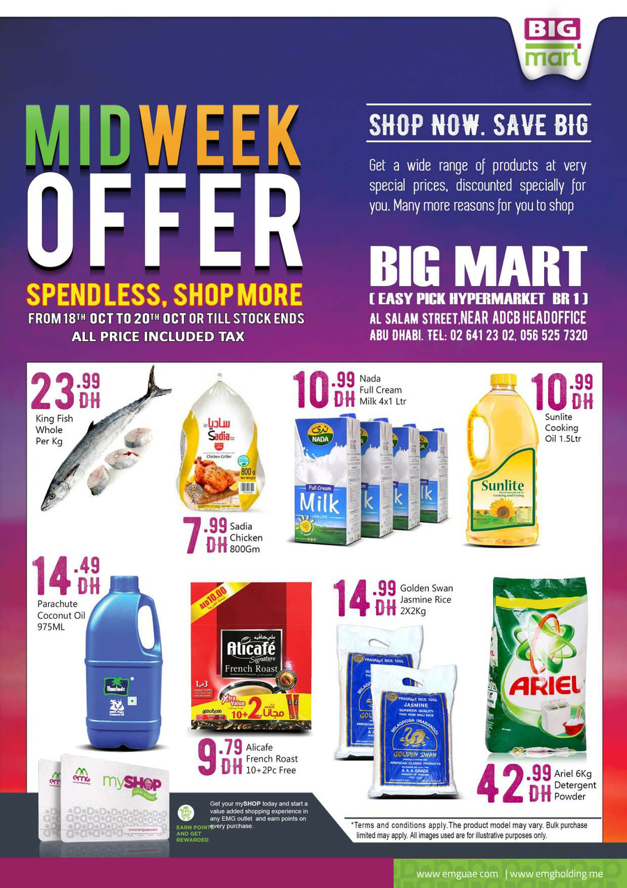Big Mart Midweek Super Offers