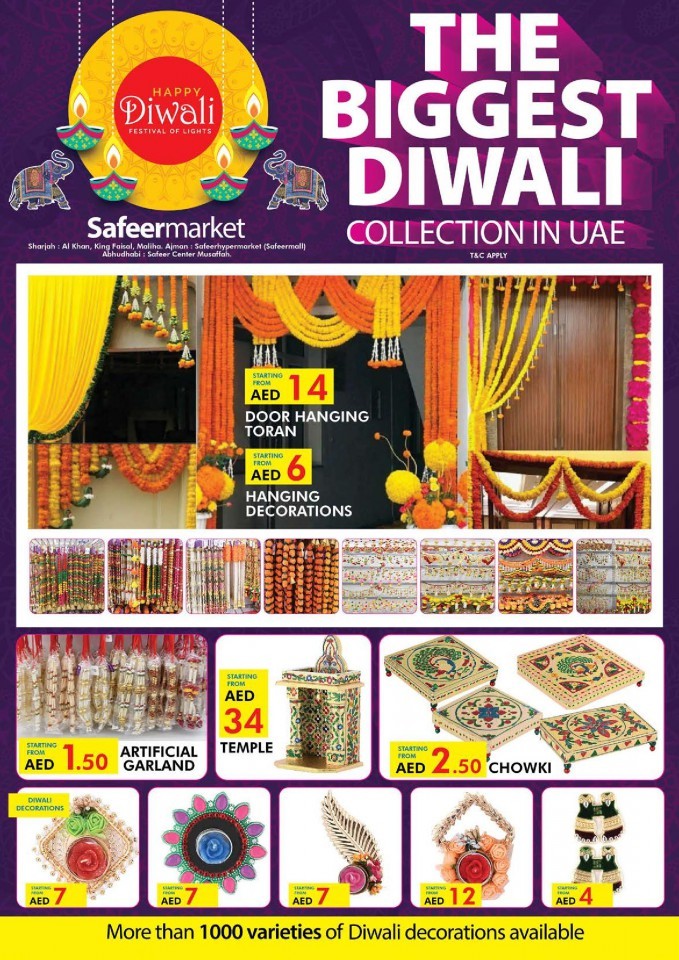 Safeer Hypermarket Happy Diwali