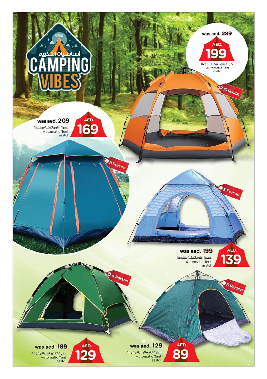 Nesto Camping Vibes Promotion