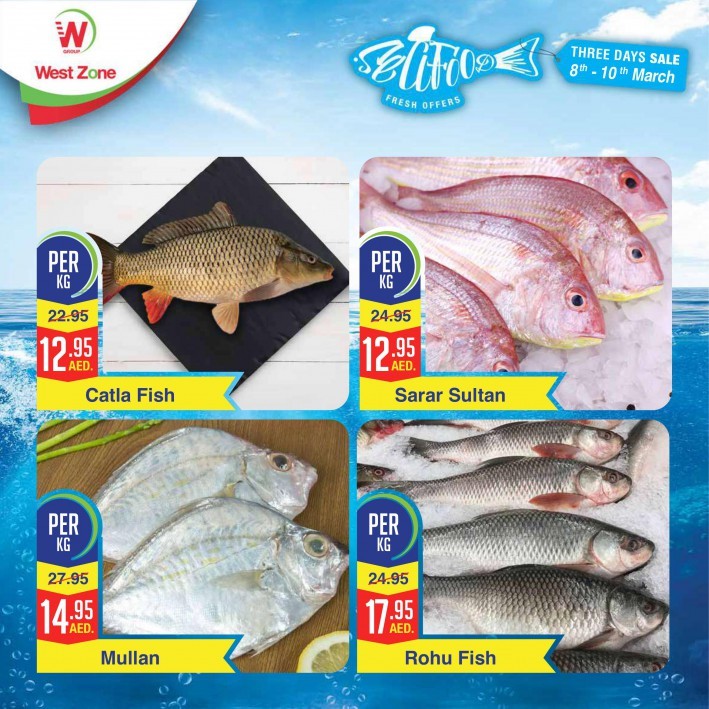 West Zone Supermarket Seafood Sale