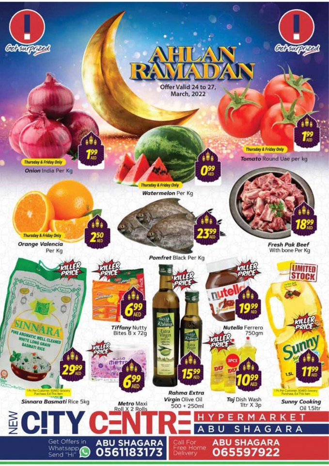 Abu Shagara Ahlan Ramadan Offers