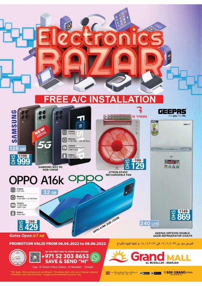 Grand Mall Weekly Electronics Bazar