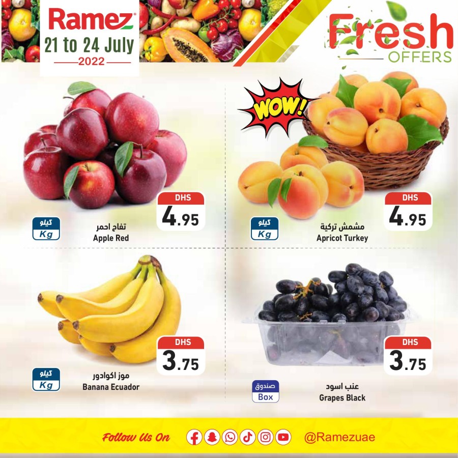 Ramez Fresh Offers 21-24 July