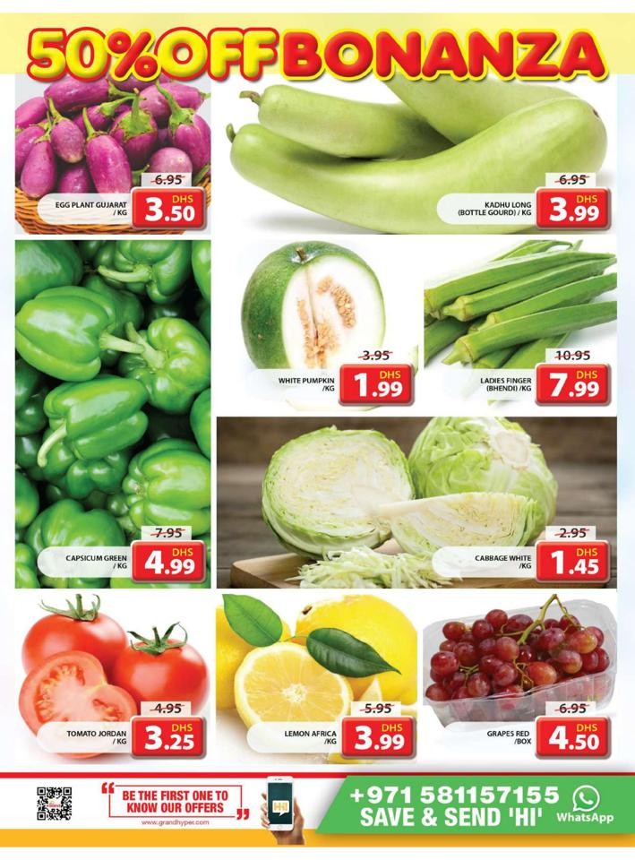 Grand Mall 50% Off Bonanza
