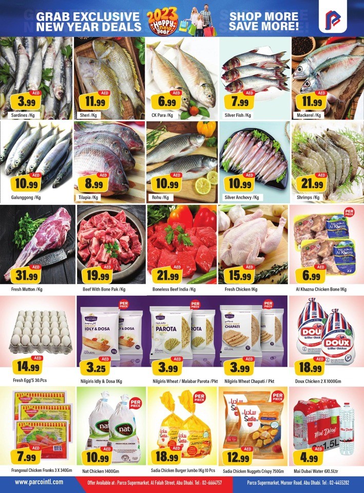 Parco Supermarket New Year Deal