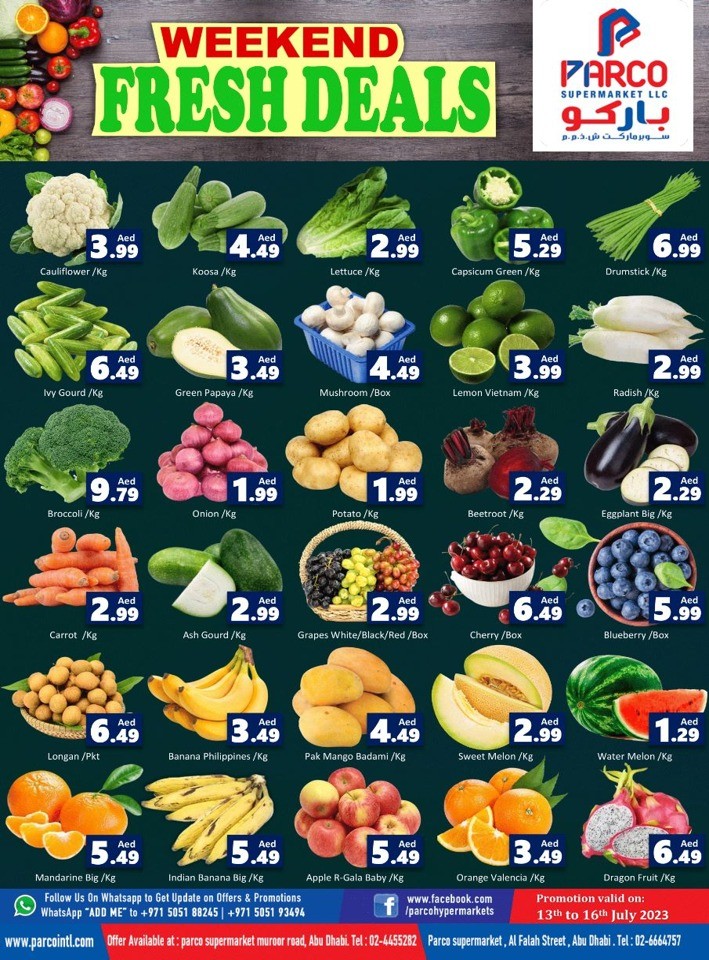 Weekend Super Fresh Deals