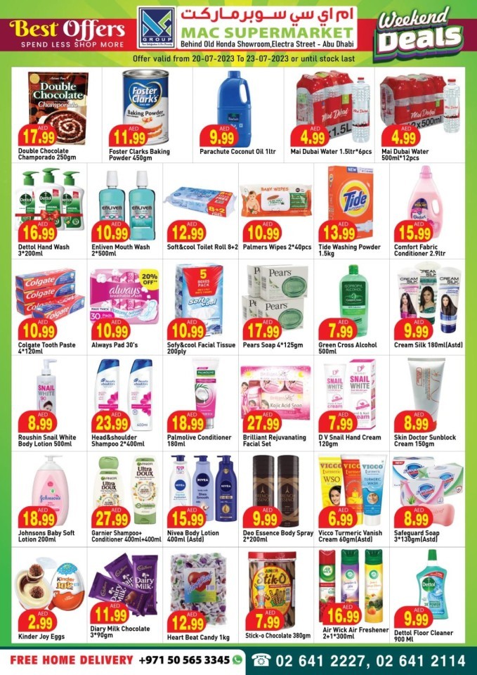 M A C Supermarket Weekend Deals