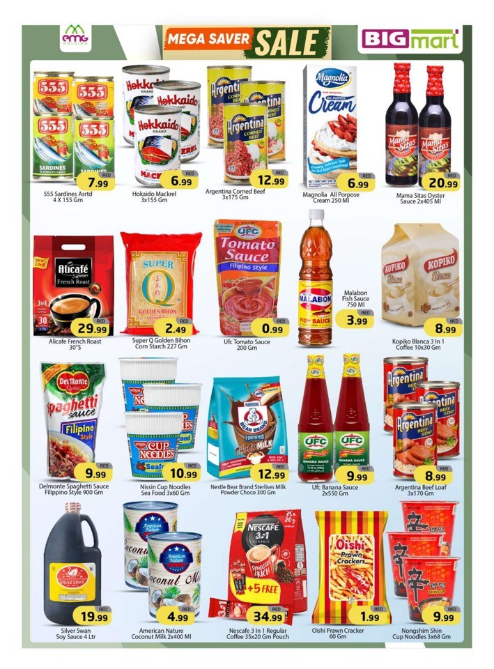 Weekend Mega Saver Sale