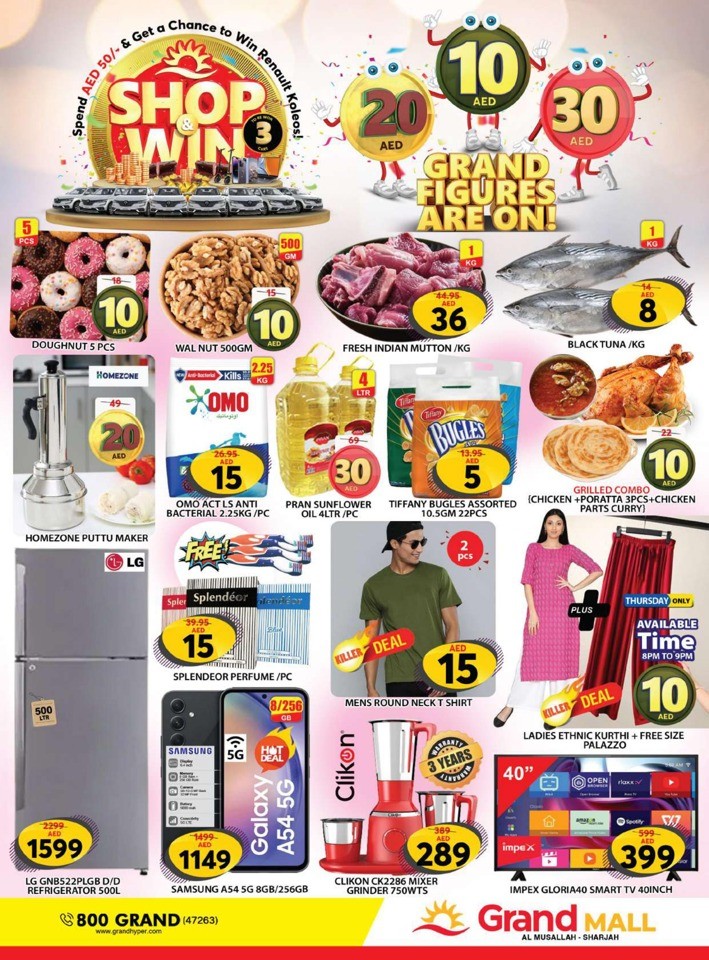 Grand Mall Grand Figures Sale